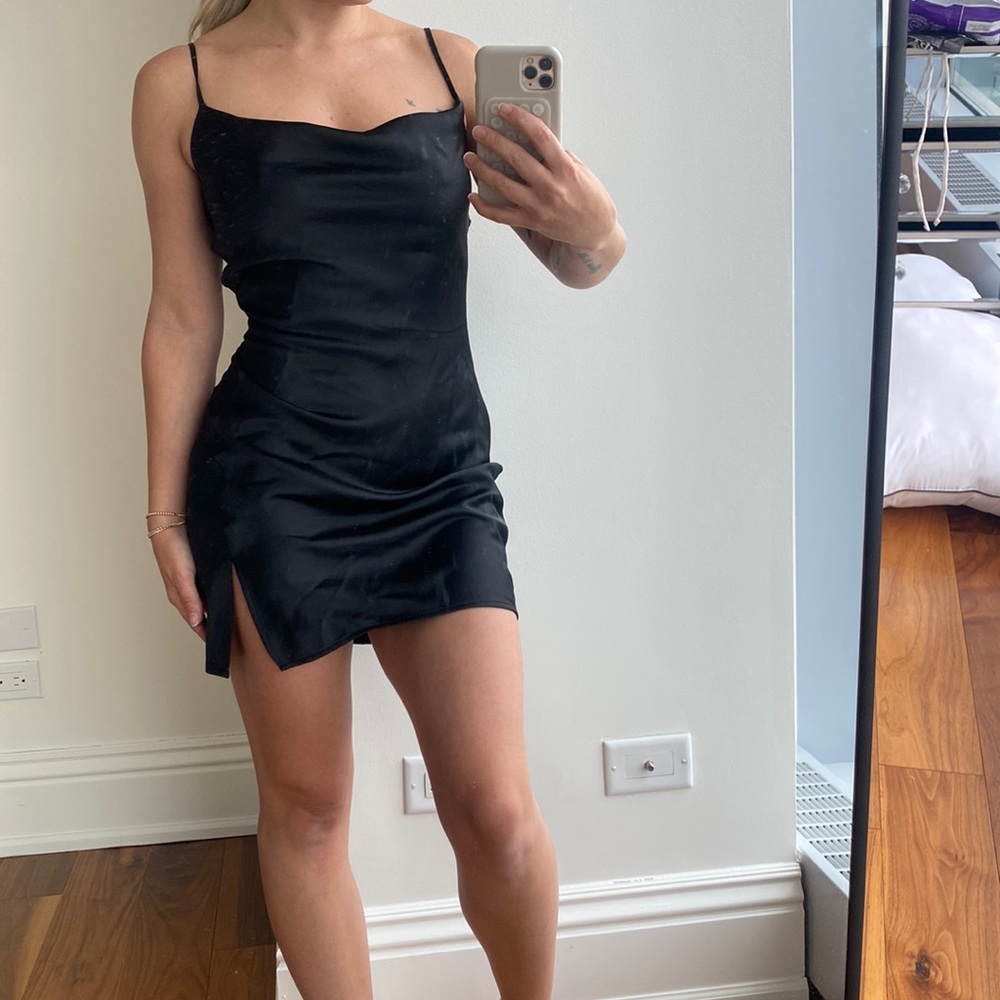 Black slip dress *nwt XXS